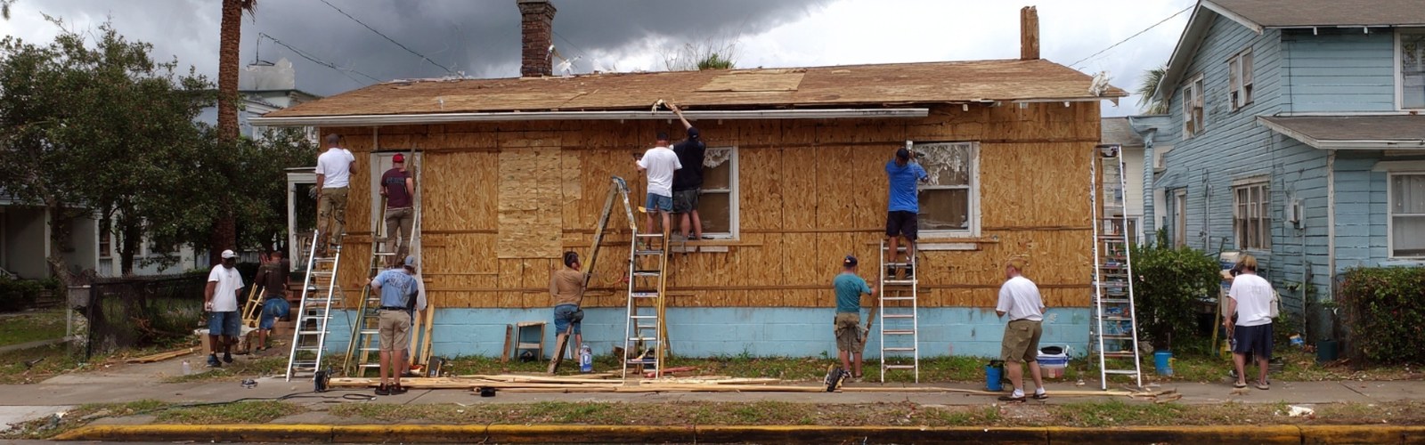 boarding up neighborhood 2