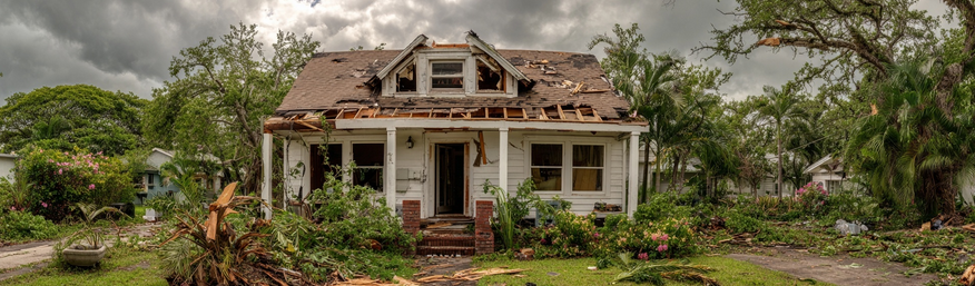 Florida cottage demolished by hurricane