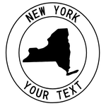 New York state outline — hurricane shutter guide